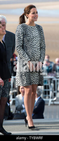 Catherine, Duchess of Cambridge visits the Turner Contemporary Art Gallery in Margate, Kent on March 11, 2015.     Photo by Paul Treadway/UPI Stock Photo