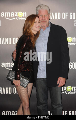 American actress Dana Delany and American actor Ron Perlman attend The ...