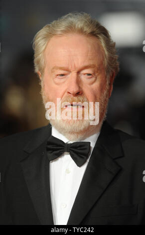 English director Sir Ridley Scott attends the EE British Academy Film Awards 2016 at The Royal Opera House in London on February 14, 2016. Photo by Paul Treadway/ UPI Stock Photo