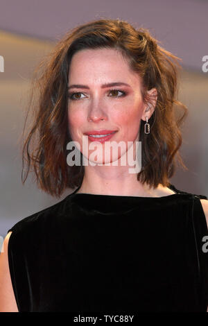 English actress Rebecca Hall attends the 74th Venice Film Festival on the Lido in Venice on September 4, 2017.    Photo by Paul Treadway/UPI Stock Photo