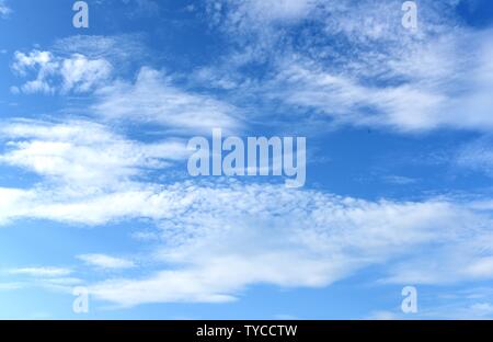 Blue Sky White Cloud Stock Photo
