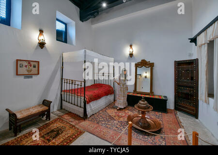 bride's room, House of Dervish Pasha, Nikosia, Northern Cyprus Stock Photo