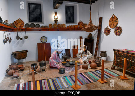 kitchen, House of Dervish Pasha, Nikosia, Northern Cyprus Stock Photo