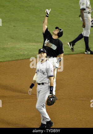 Ivan 'Pudge' Rodriguez Florida Marlins Framed Unsigned Panoramic Photograph  with Suede Matte