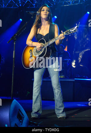 Gretchen Wilson performs in concert at the Seminole Hard Rock Hotel and Casino in Hollywood, Florida on June 29, 2006. (UPI Photo/Michael Bush) Stock Photo