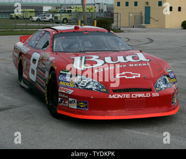 Dale Earnhardt Jr Drives Through The Garage Area During A Nascar