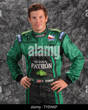 Scott Sharp participates in the Indy Racing League media day at Homestead-Miami Speedway in Homestead, Florida on February 20, 2007. (UPI Photo/Michael Bush) Stock Photo