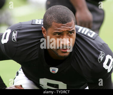 Miami Dolphins quarterback Daunte Culpepper watches from the sidelines as  the Dolphins take on the New England Patriots at Gillette Stadium in  Foxboro, Mass. on October 8, 2006. (UPI Photo/Katie McMahon Stock