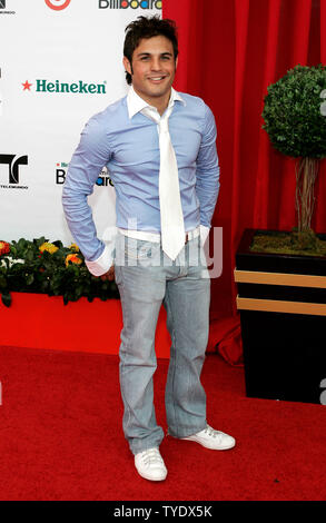 Roberto Plantier arrives on the red carpet for the 2008 Latin Billboard Awards at the Seminole Hard Rock Hotel and Casino in Hollywood, Florida on April 10, 2008. (UPI Photo/Michael Bush) Stock Photo