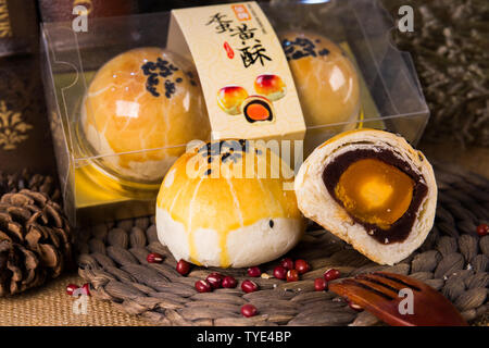 egg yolk crisp Stock Photo