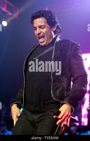 Puerto Rican latin pop singer Chayanne performs at the Seminole Hard Rock Hotel and Casino in Hollywood, Florida on November 19, 2010. UPI/Michael Bush
