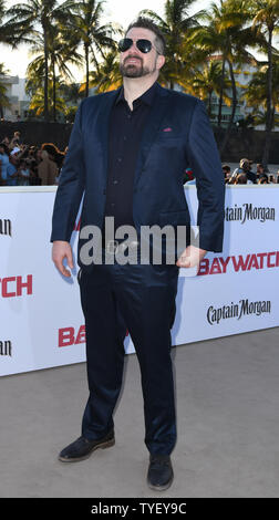 Director Seth Gordon attends the US premiere of the motion picture Baywatch in Lummus Park, Miami Beach, Florida, May 13, 2017. The movie is a remake of the TV series that ran from 1989-2001.   Photo by Gary I Rothstein/UPI Stock Photo