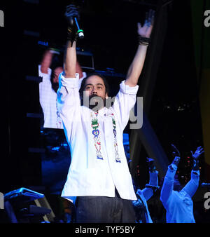 Damian Marley performs at the KAYA music fest at Bayfront park in Miami ...
