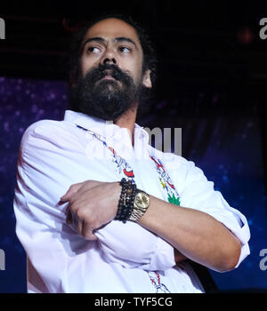 Damian Marley performs at the KAYA music fest at Bayfront park in Miami ...