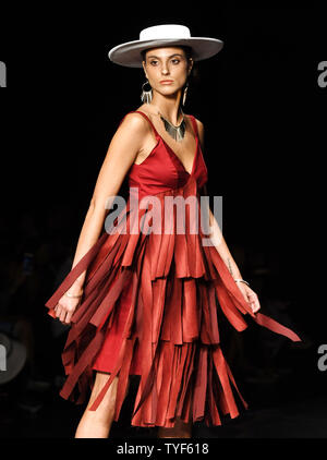 A student showcase presents creations by Miami Fashion Institute during ...