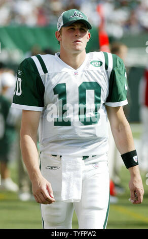 12 September 2004: New York Jets WR Justin McCareins, during the Jets 31-24  victory over the Cincinnati Bengals at Giants Stadium in East Rutherford,  New Jersey. (Icon Sportswire via AP Images Stock Photo - Alamy