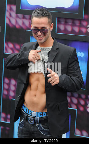 Mike 'The Situation' Sorrentino arrives at the Country Music Television Awards in Nashville, Tennessee on June 9, 2010. UPI/Alexis C. Glenn Stock Photo