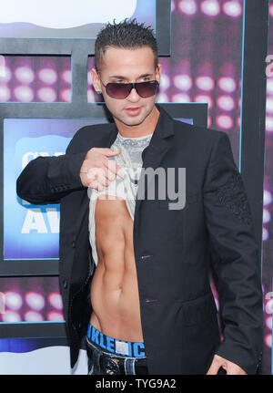 Mike 'The Situation' Sorrentino arrives at the Country Music Television Awards in Nashville, Tennessee on June 9, 2010. UPI/Alexis C. Glenn Stock Photo