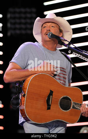 Alan Jackson performs before a sold out crowd at LP Field on opening ...