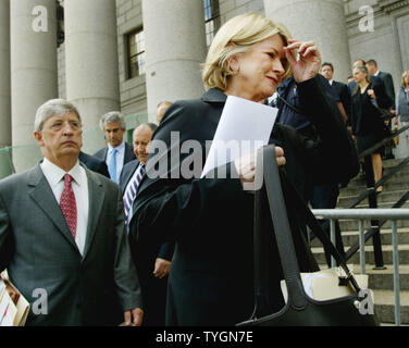 Martha Stewart, who was convicted in March on conspiracy and