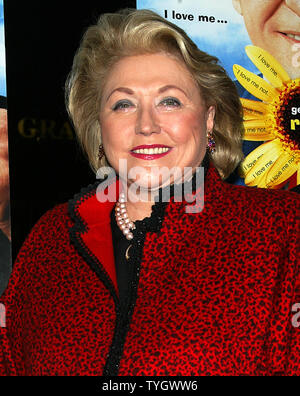 Barbara Taylor Bradford arrives for the November 19, 2004 New York Screening of HBO's new film 'The Life & Death of Peter Sellers' at the Loews Tower East Theater.  (UPI Photo/Laura Cavanaugh) Stock Photo