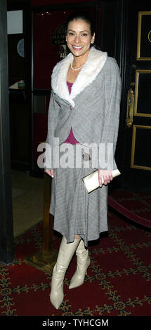 Constance Marie arrives for the premiere 'The Pink Panther' at the Ziegfeld Theater in New York on February 6, 2006.   (UPI Photo/Laura Cavanaugh) Stock Photo
