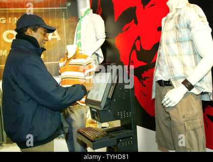 The temporary JCPenney Experience store located in Time Square displays