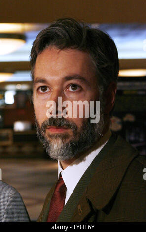 MCA (Adam Yauch) arrives at the premiere of The Beastie Boys film, Awesome; I  F**kin' Shot That at Loews 34th Street Theater in New York City on March 28, 2006.    (UPI Photo/John Angelillo) Stock Photo