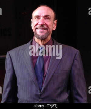 Oscar award winning actor F. Murray Abraham takes his opening night curtain call bow in the Broadway production 'Mauritius' at New York 's Biltmore theatre on October 4,2007.    (UPI Photo/Ezio Petersen) Stock Photo