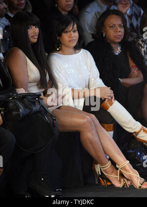 Cheryl James (L) and Sandi Denton (C) of Salt-N-Pepa attend the Carmen