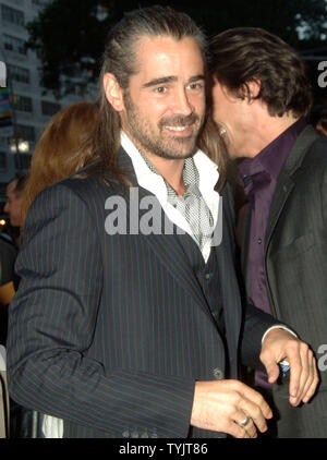 Actor Colin Farrell attends the New York premiere of his film 'Pride and Glory' on October 15, 2008.   (UPI Photo/Ezio Petersen) Stock Photo