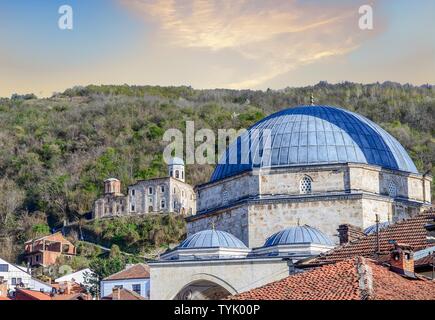 Prizren is beautiful small town in the Kosovo area separated from Serbia Stock Photo