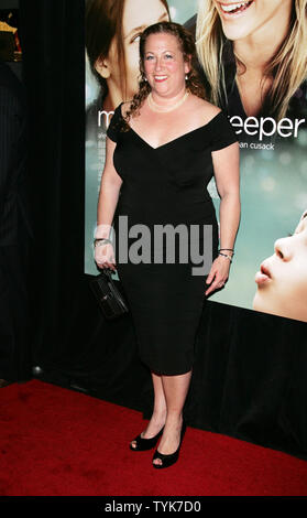 Jodi Picoult arrives for the premiere of 'My Sister's Keeper' Premiere at the AMC  Lincoln Square Theater in New York on June 24, 2009.   (UPI Photo/Laura Cavanaugh) Stock Photo