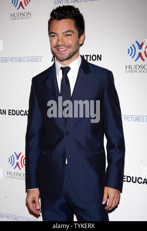 Dominic Cooper arrives for the 'An Education' premiere at the Paris Theater in New York on October 5, 2009.       UPI/Laura Cavanaugh Stock Photo