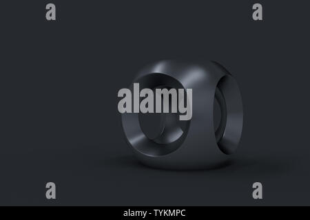 Computer digital drawing,dark background,3d rendering Stock Photo
