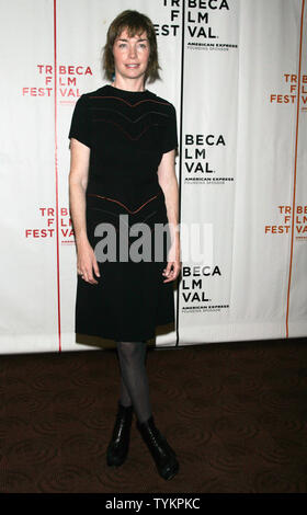 Julianne Nicholson arrives at the Tribeca Film Festival Premiere of 'William Vincent' at the Clearview Chelsea Cinemas in New York on April 25, 2010.       UPI /Laura Cavanaugh Stock Photo