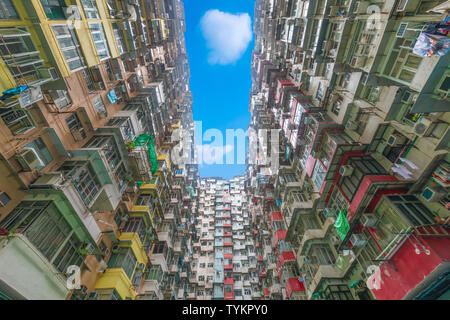 Quarry Bay Monster Building concrete forest, Hong Kong Stock Photo