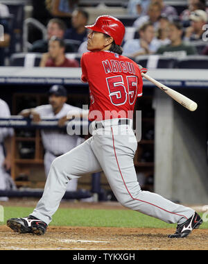 Matsui hits one of three 2-run homers for Angels