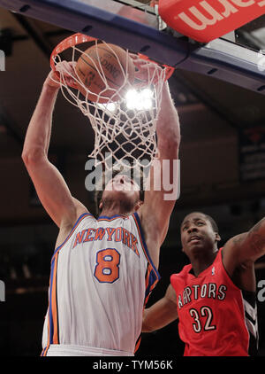 Toronto Raptors' Ed Davis in action during an NBA basketball game ...