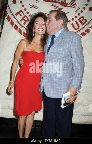 Susan Lucci and Freddie Roman appearing at the Friar's Club for a Book Warming for her book ' All My Life' on September 7, 2011 in New York City. UPI/ Robin Platzer Stock Photo