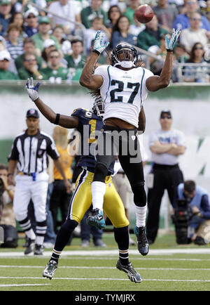 Jacksonville Jaguars Rashean Mathis intercepts a pass in the second quarter  against the New York Jets in week 2 of the NFL season at MetLife Stadium in  East Rutherford, New Jersey on September 18, 2011. UPI /John Angelillo  Stock Photo - Alamy