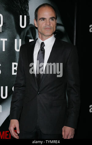 Michael Kelly arrives for 'The Adjustment Bureau' Premiere at the Ziegfeld Theater in New York on February 14, 2011.       UPI /Laura Cavanaugh Stock Photo