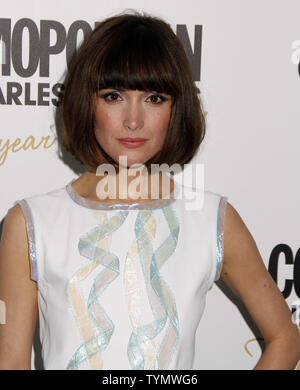 Rose Byrne arrives for Cosmopolitan's Fun Fearless Awards at the Mandarin Hotel in New York on March 5, 2012.       UPI /Laura Cavanaugh Stock Photo