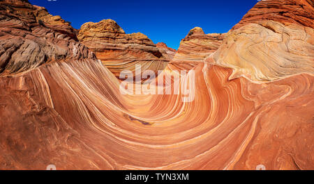 The Wave in Vermillion Cliffs, Arizona Stock Photo