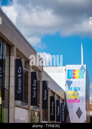 The Deck Leisure and Shopping Quarter, The Lexicon, Mall, Bracknell, Berkshire, England, UK, GB. Stock Photo