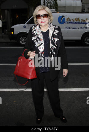 Barbara Taylor Bradford arrives at Cosmopolitan's  'The Cosmo 100'  featuring New York City's 100 Most Powerful Women at Michael's Restaurant in New York City on November 12, 2012.       UPI/John Angelillo Stock Photo