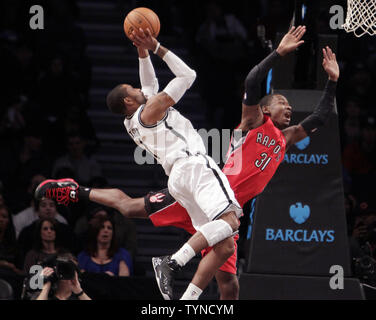 Brooklyn Nets' C.J. Watson in action during an NBA basketball game
