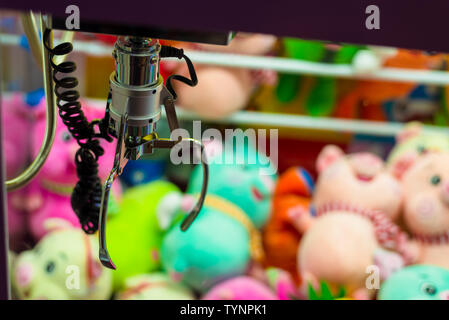 Mall clip doll machine Stock Photo