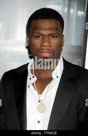 Curtis Jackson arrives on the red carpet at the New York premiere of 'Escape Plan' at Regal E-Walk in New York City on October 15, 2013.     UPI/Dennis Van Tine Stock Photo