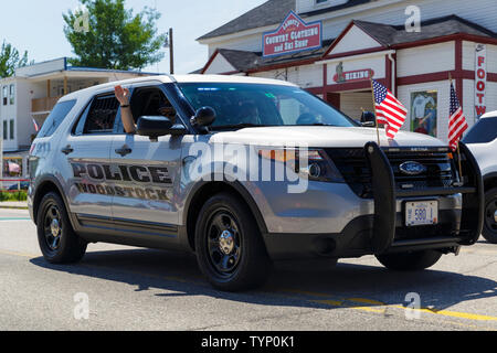 2018 Lincoln - Woodstock 4th of July parade in Lincoln, New Hampshire. Stock Photo